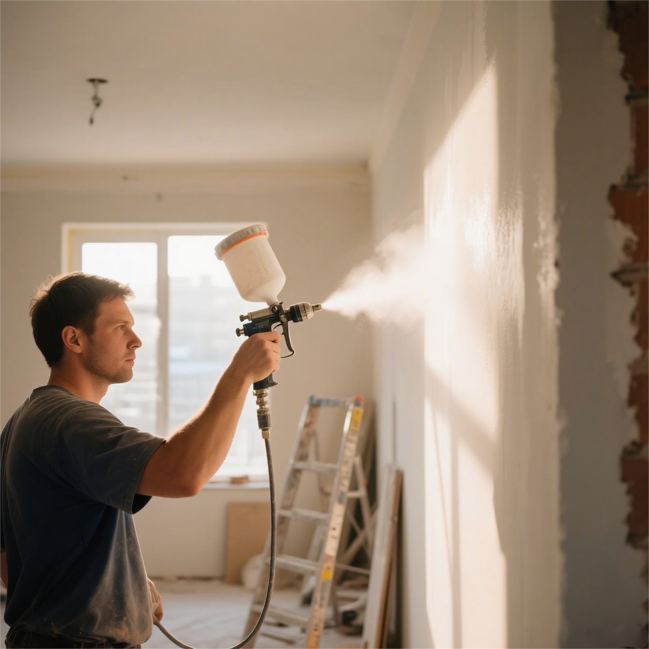 Без воздушного распылителя пистолет